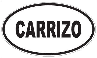 CARRIZO - Oval Magnet