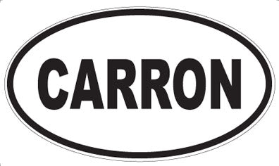 CARRON - Oval Magnet