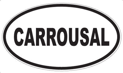 CARROUSAL - Oval Magnet