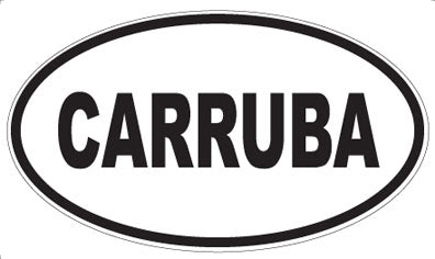 CARRUBA - Oval Sticker