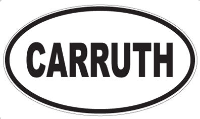 CARRUTH - Oval Magnet