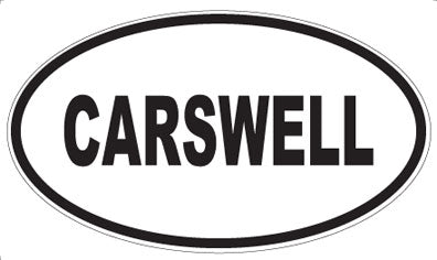 CARSWELL - Oval Magnet
