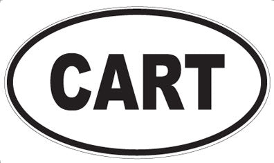 CART - Oval Magnet
