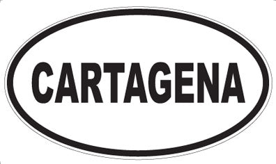 CARTAGENA - Oval Magnet