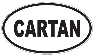 CARTAN - Oval Magnet