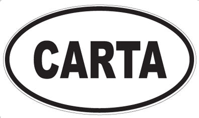 CARTA - Oval Magnet