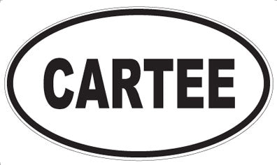 CARTEE - Oval Magnet