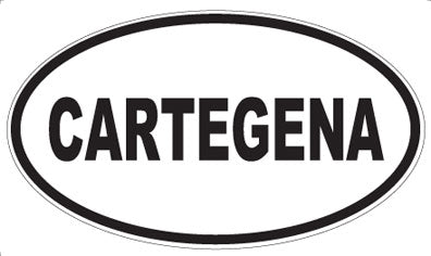 CARTEGENA - Oval Magnet