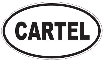 CARTEL - Oval Sticker