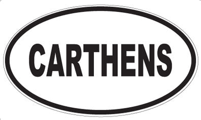 CARTHENS - Oval Sticker