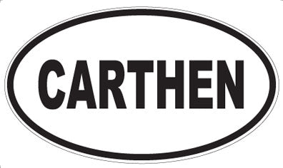 CARTHEN - Oval Magnet