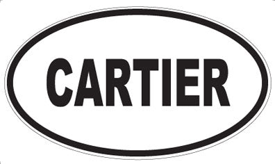 CARTIER - Oval Sticker