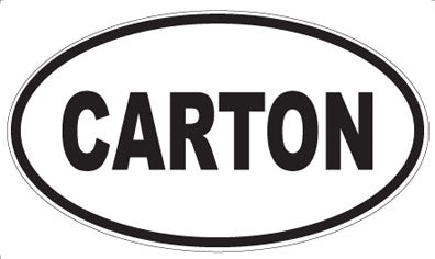 CARTON - Oval Magnet
