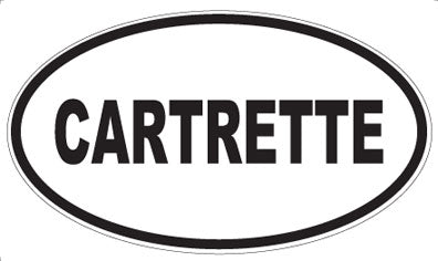 CARTRETTE - Oval Magnet