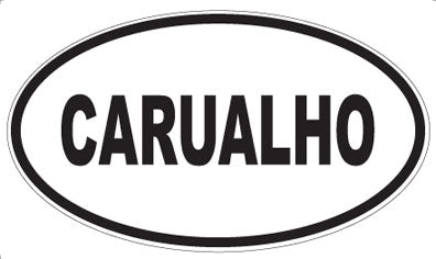 CARUALHO - Oval Magnet