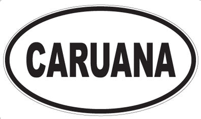 CARUANA - Oval Magnet