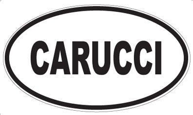 CARUCCI - Oval Sticker
