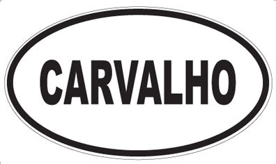 CARVALHO - Oval Sticker