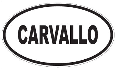 CARVALLO - Oval Magnet