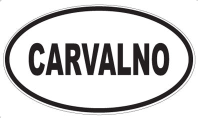 CARVALNO - Oval Sticker