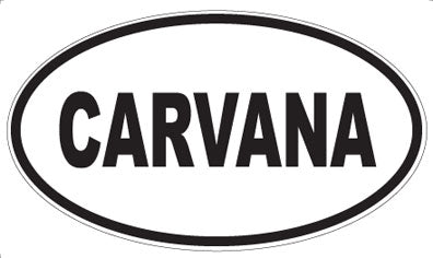 CARVANA - Oval Magnet