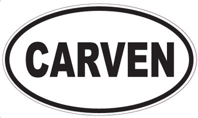 CARVEN - Oval Sticker