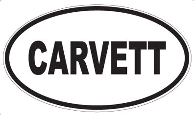 CARVETT - Oval Magnet