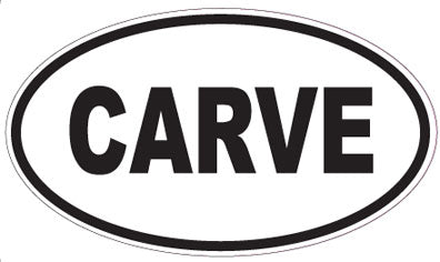 CARVE - Oval Magnet