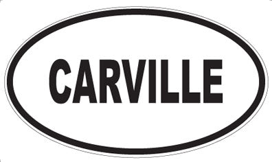 CARVILLE - Oval Magnet