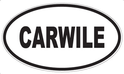 CARWILE - Oval Magnet