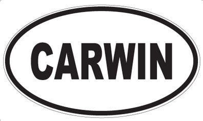 CARWIN - Oval Magnet