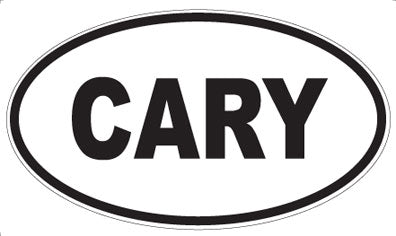 CARY - Oval Magnet