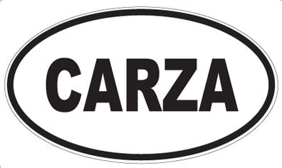 CARZA - Oval Magnet
