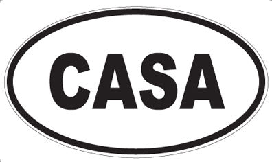 CASA - Oval Magnet