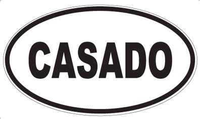 CASADO - Oval Sticker