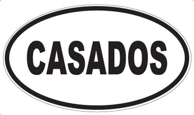 CASADOS - Oval Magnet