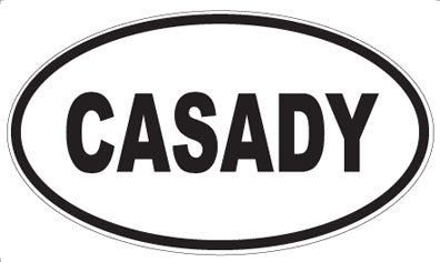 CASADY - Oval Magnet