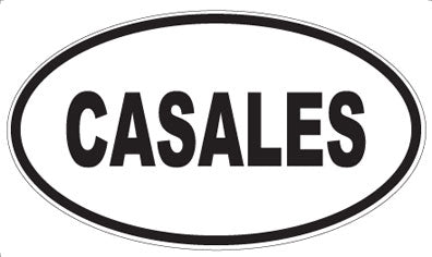 CASALES - Oval Magnet