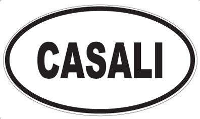 CASALI - Oval Sticker