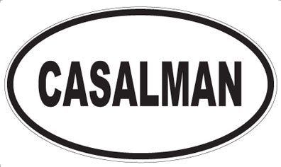 CASALMAN - Oval Sticker
