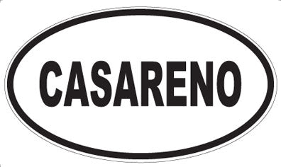CASARENO - Oval Magnet