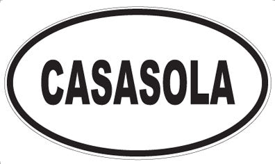 CASASOLA - Oval Magnet