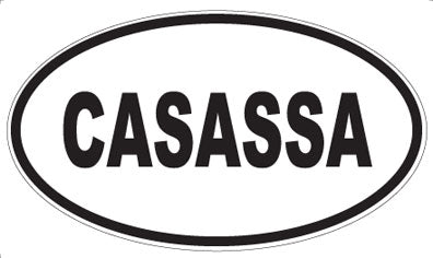 CASASSA - Oval Sticker