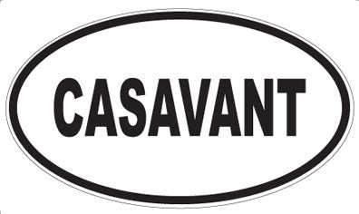 CASAVANT - Oval Magnet