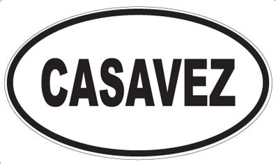 CASAVEZ - Oval Sticker