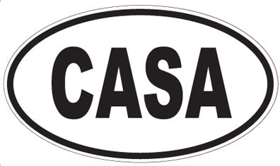 CASA - Oval Sticker