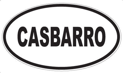 CASBARRO - Oval Magnet