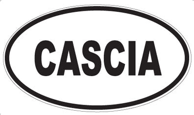 CASCIA - Oval Sticker