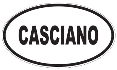 CASCIANO - Oval Sticker