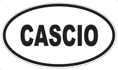CASCIO - Oval Sticker